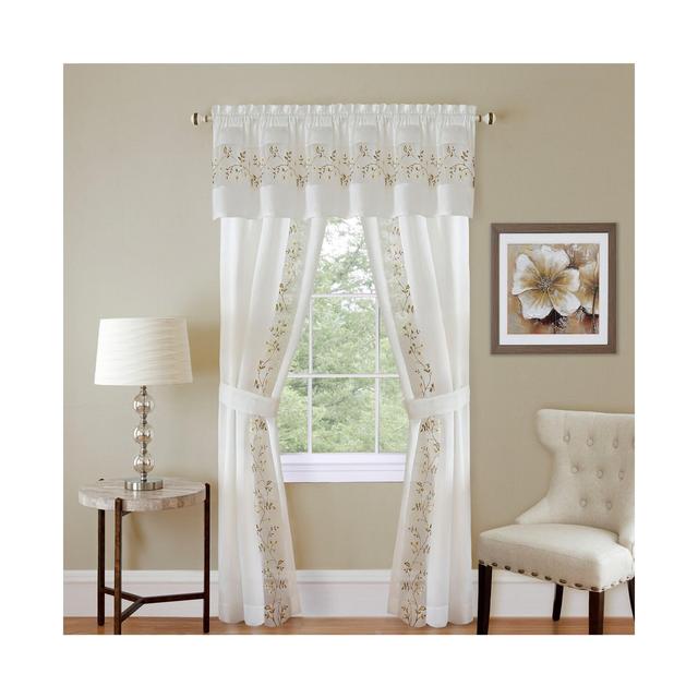 Fairfield 5 Piece Window Curtain Set, 55x84