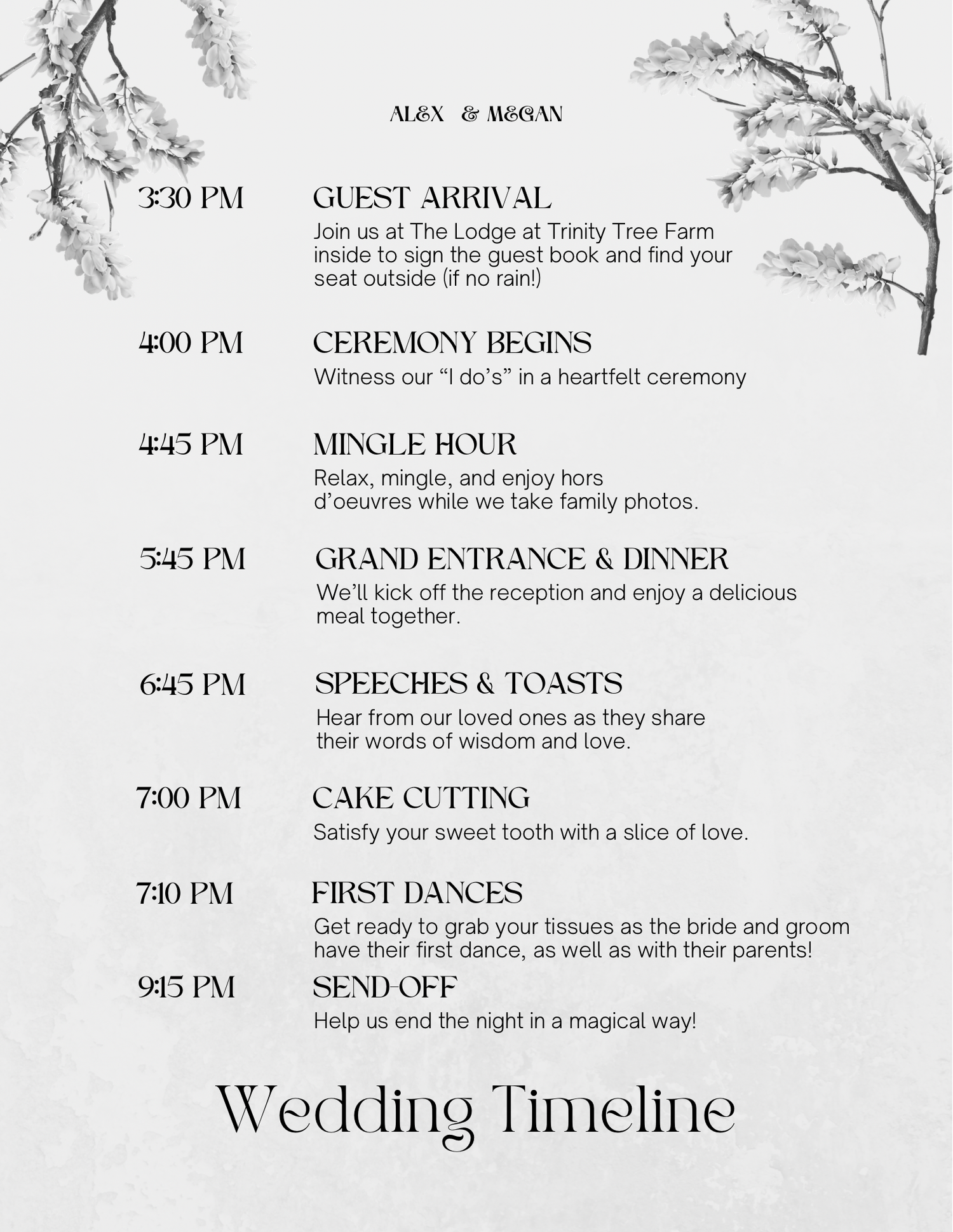 The Wedding Website of Megan Cannon and Alexander Harris