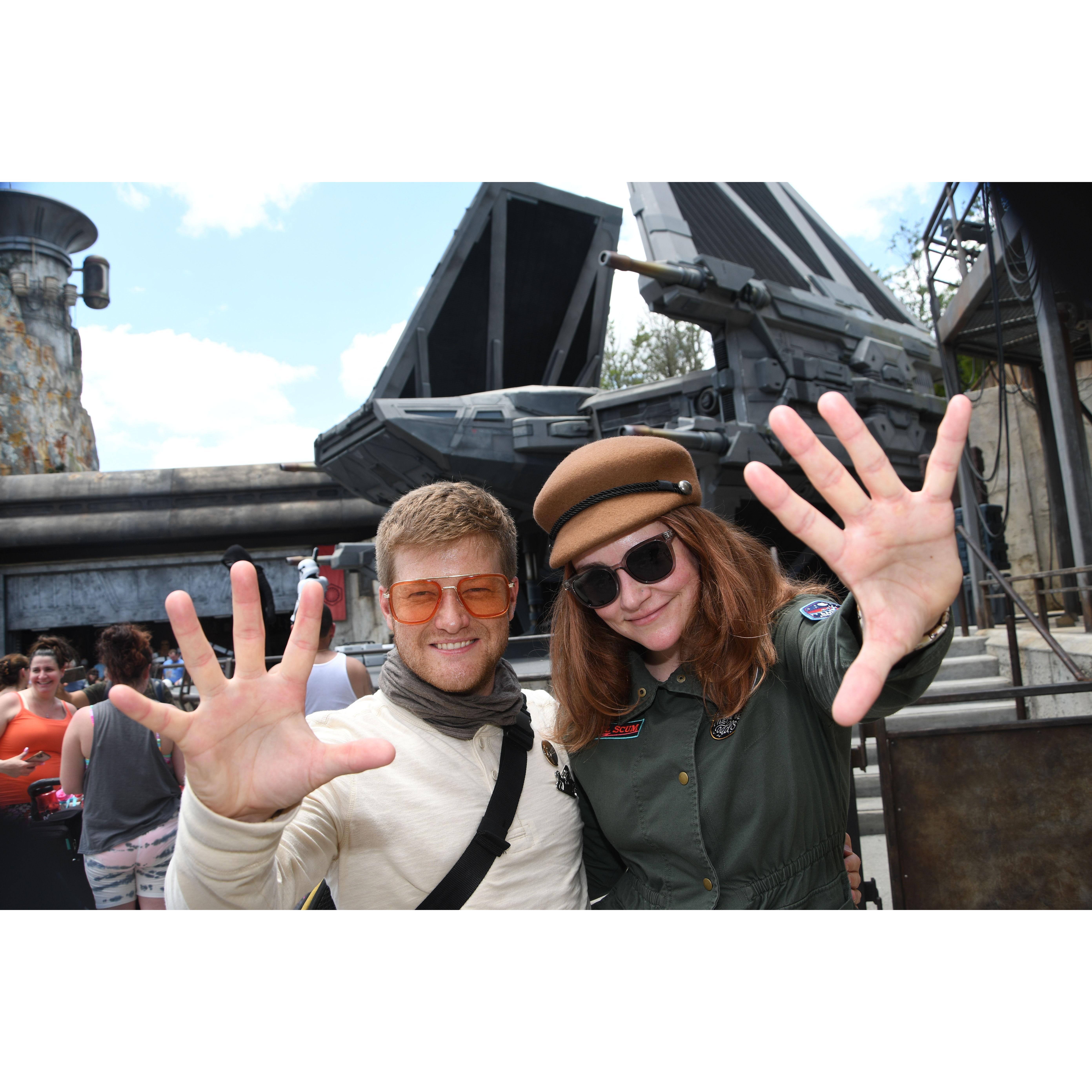 Another great Disney photo moment, living our force dreams