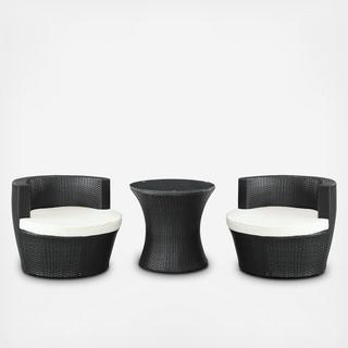 Canteen 3-Piece Outdoor Patio Lounge Set