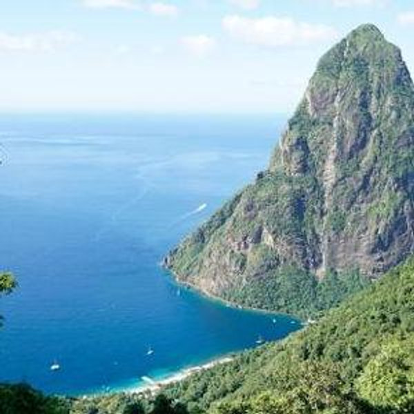 Gros Piton Climb on Honeymoon