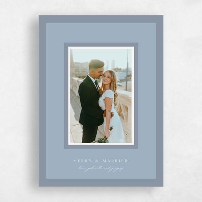 Powder Blue Holiday Card - Evermore