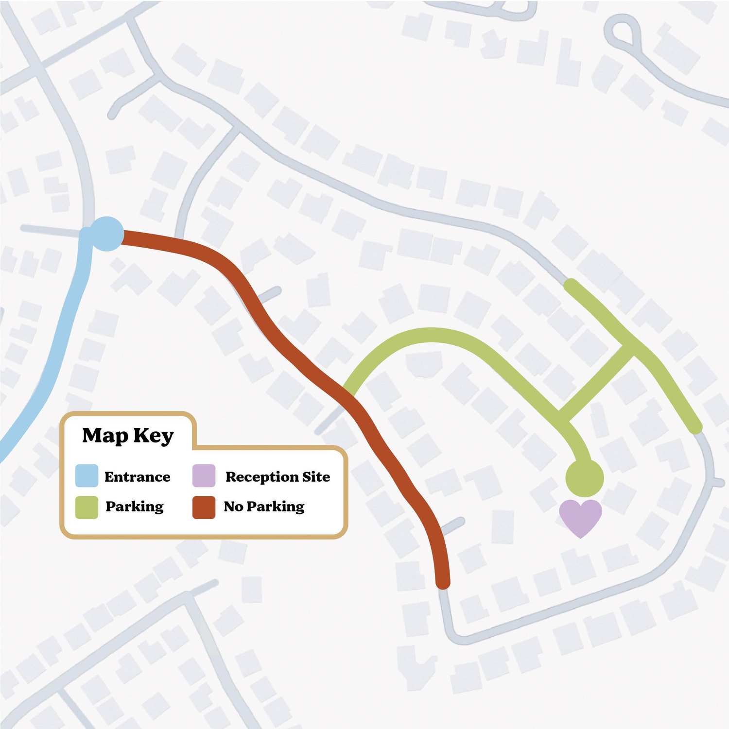 For parking, please follow the map :)