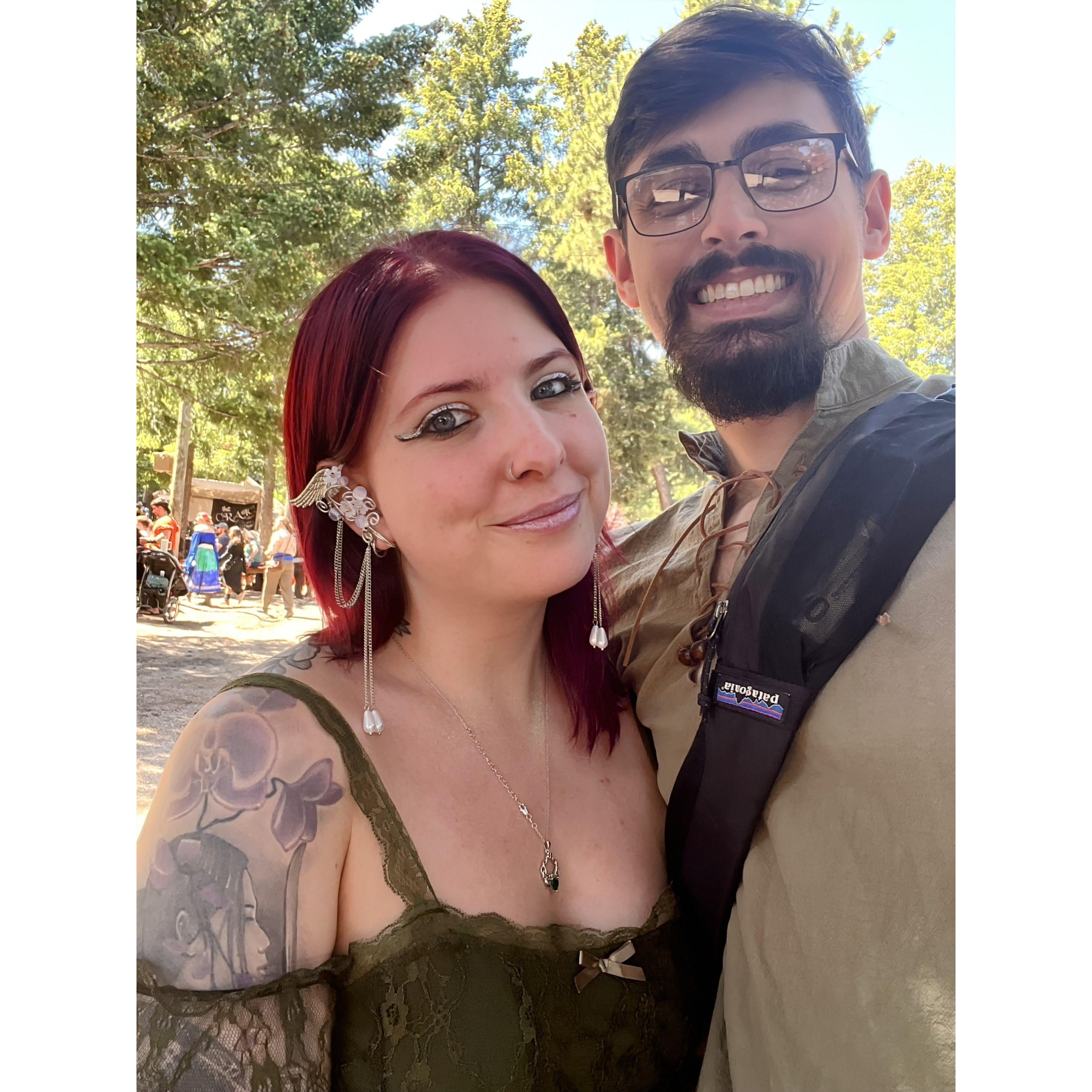 At the Ren Faire together!