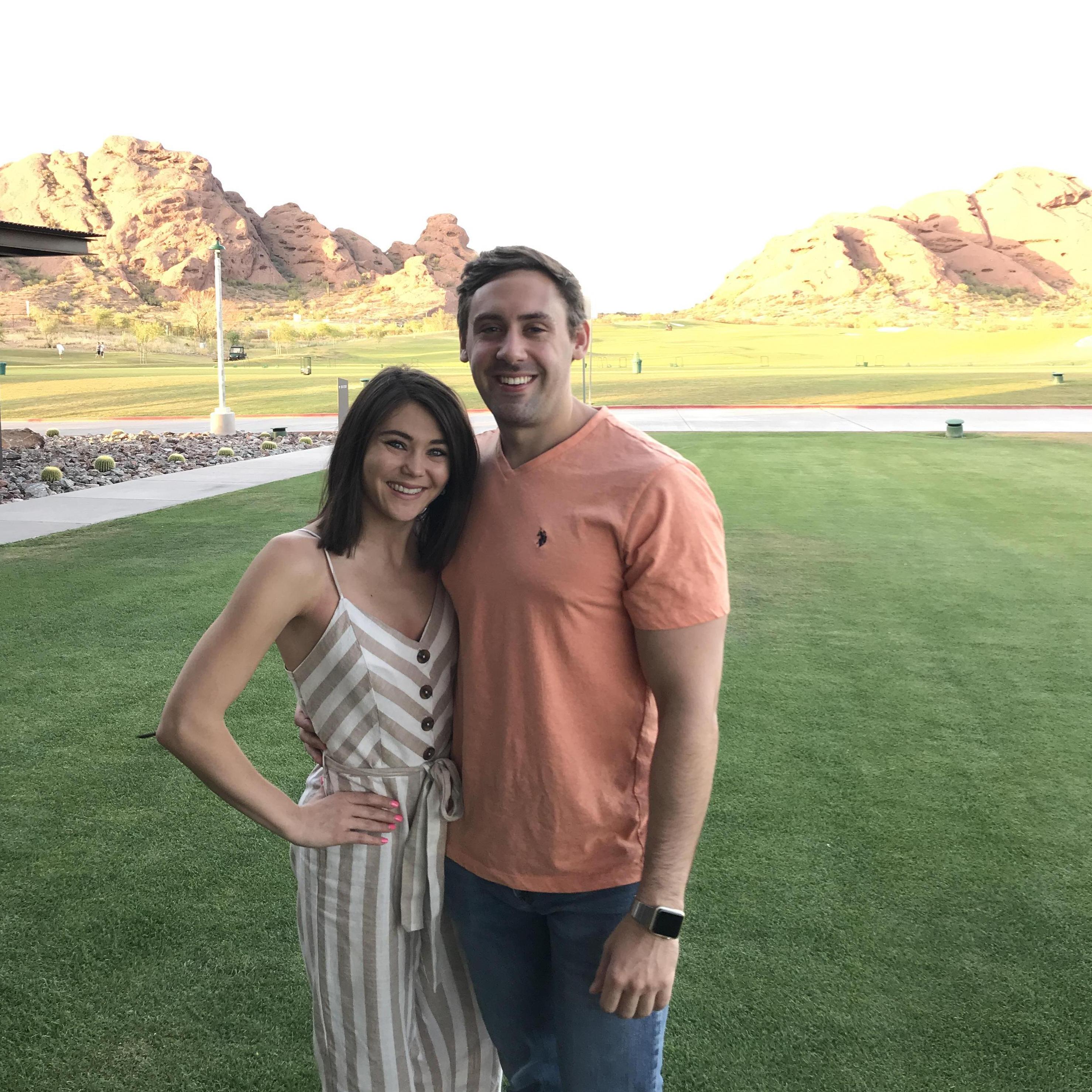 Celebrating a birthday at our future wedding venue!