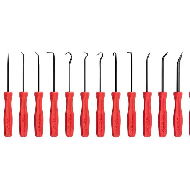 TEKTON Pick, Hook, and Mini Pry Bar Set (14-Piece) | LVR10003