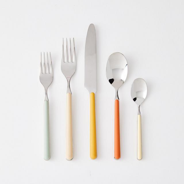 Mepra Italian Flatware, 30 Piece Fantasia Color Flatware Set