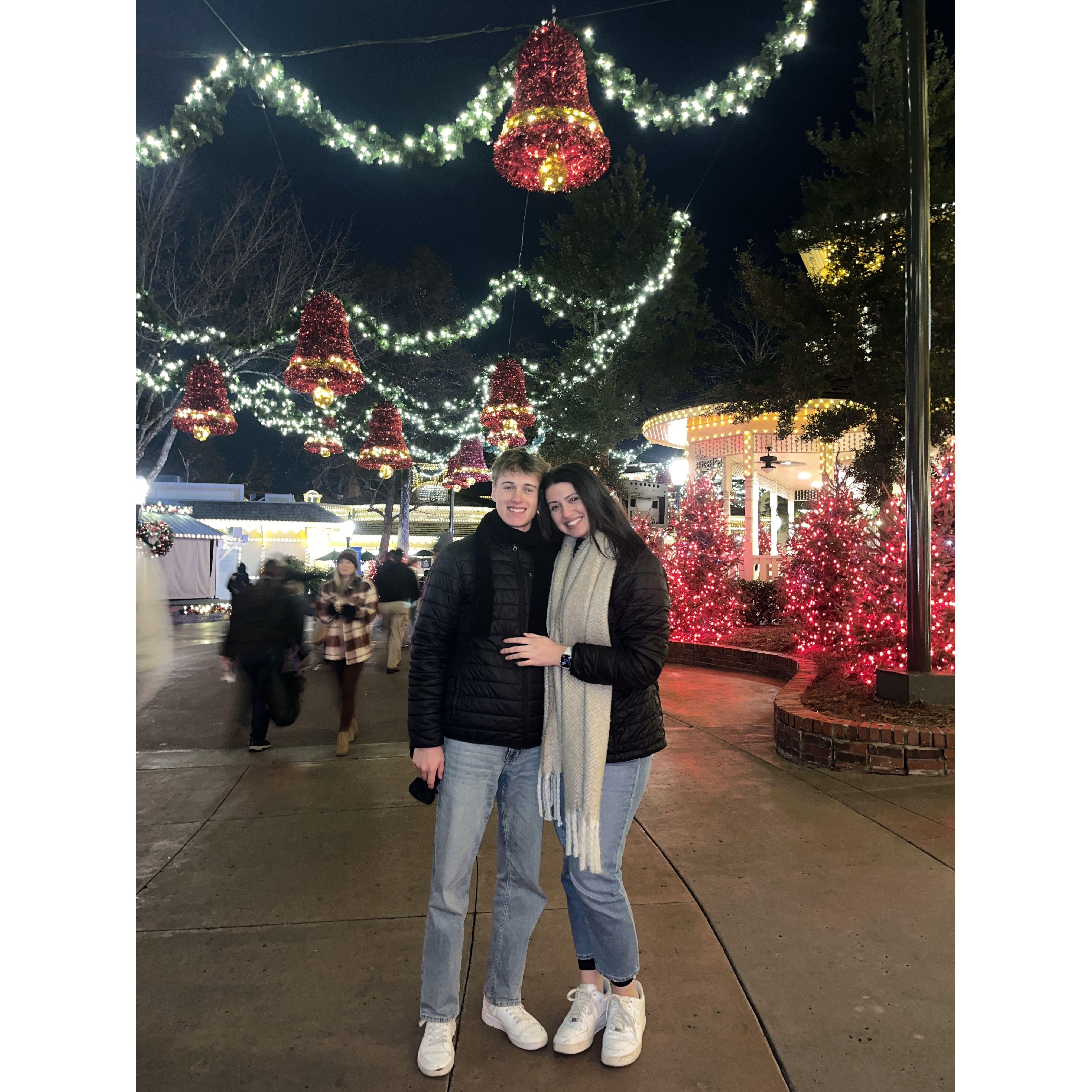 first Christmas together! and Dollywood!