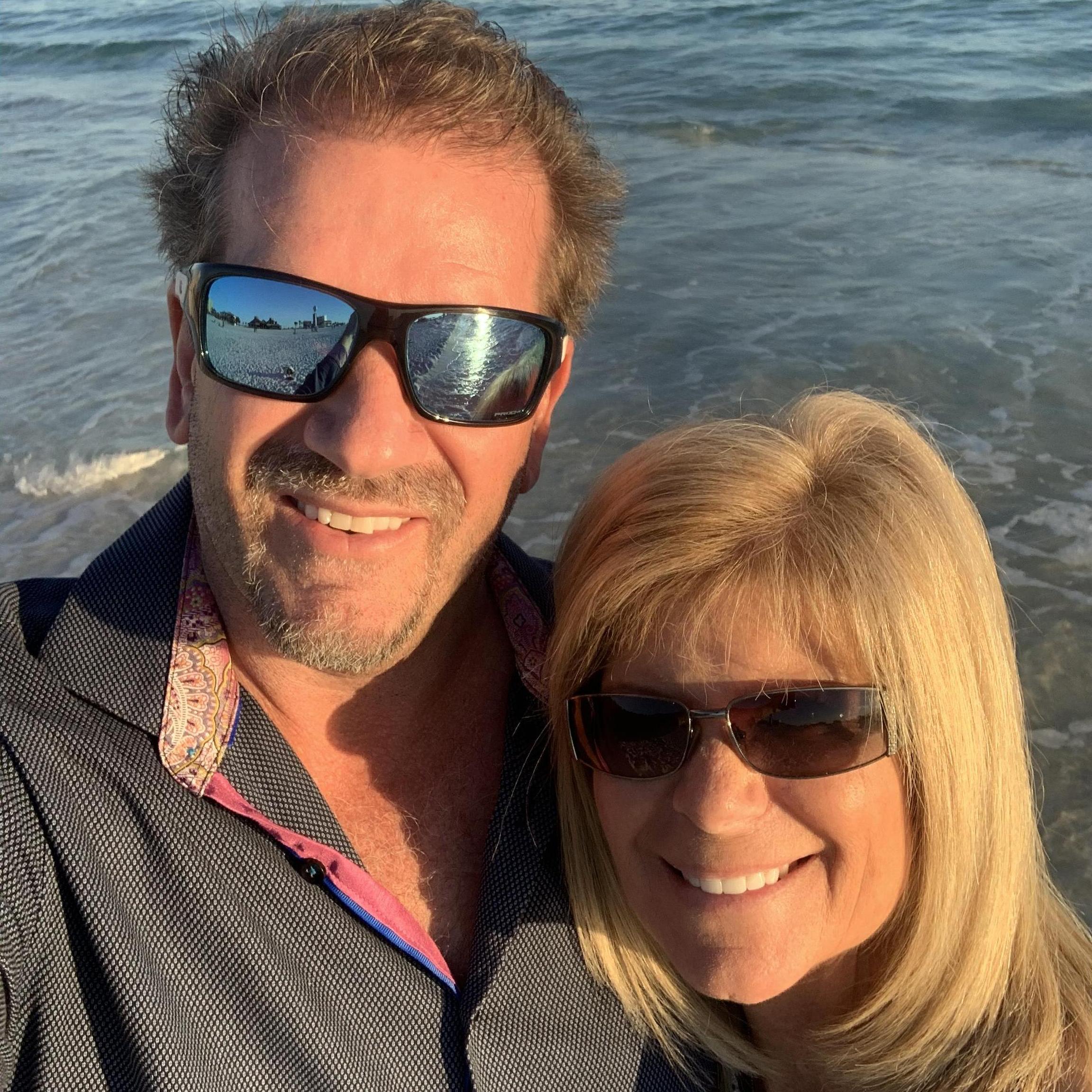 Walking on water in Pensacola Florida.