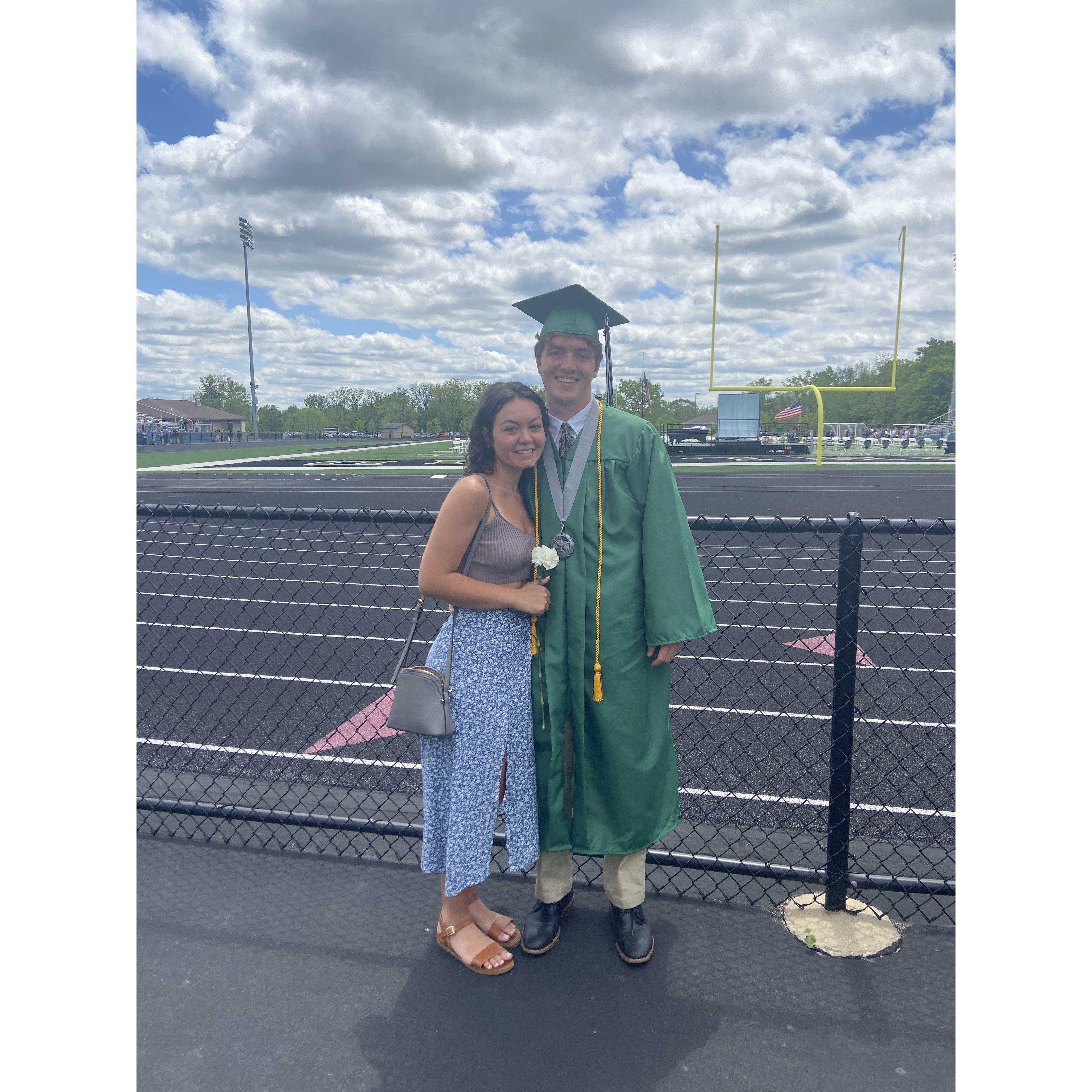 Austin's high school graduation