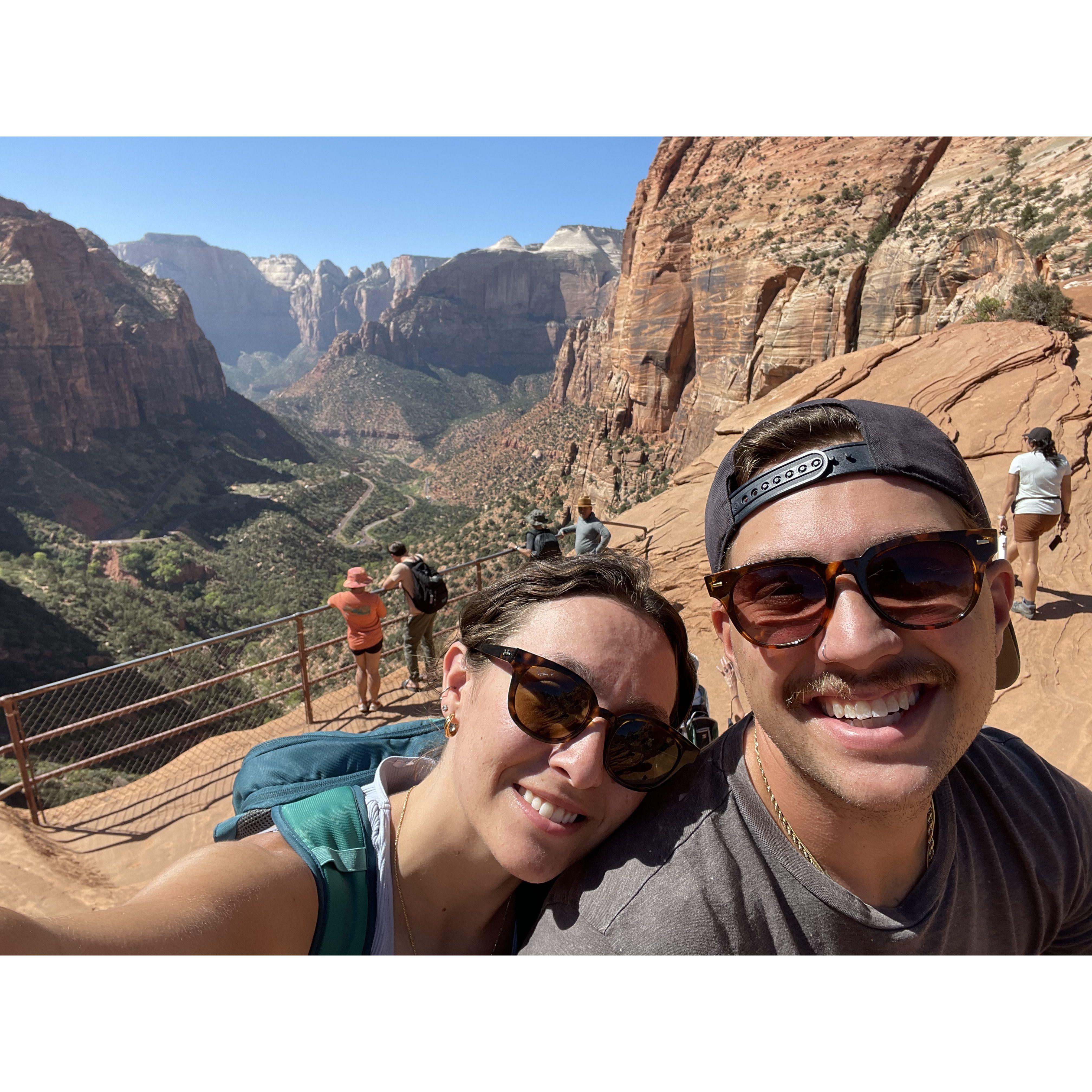 Sarah and Franks trip to Zion