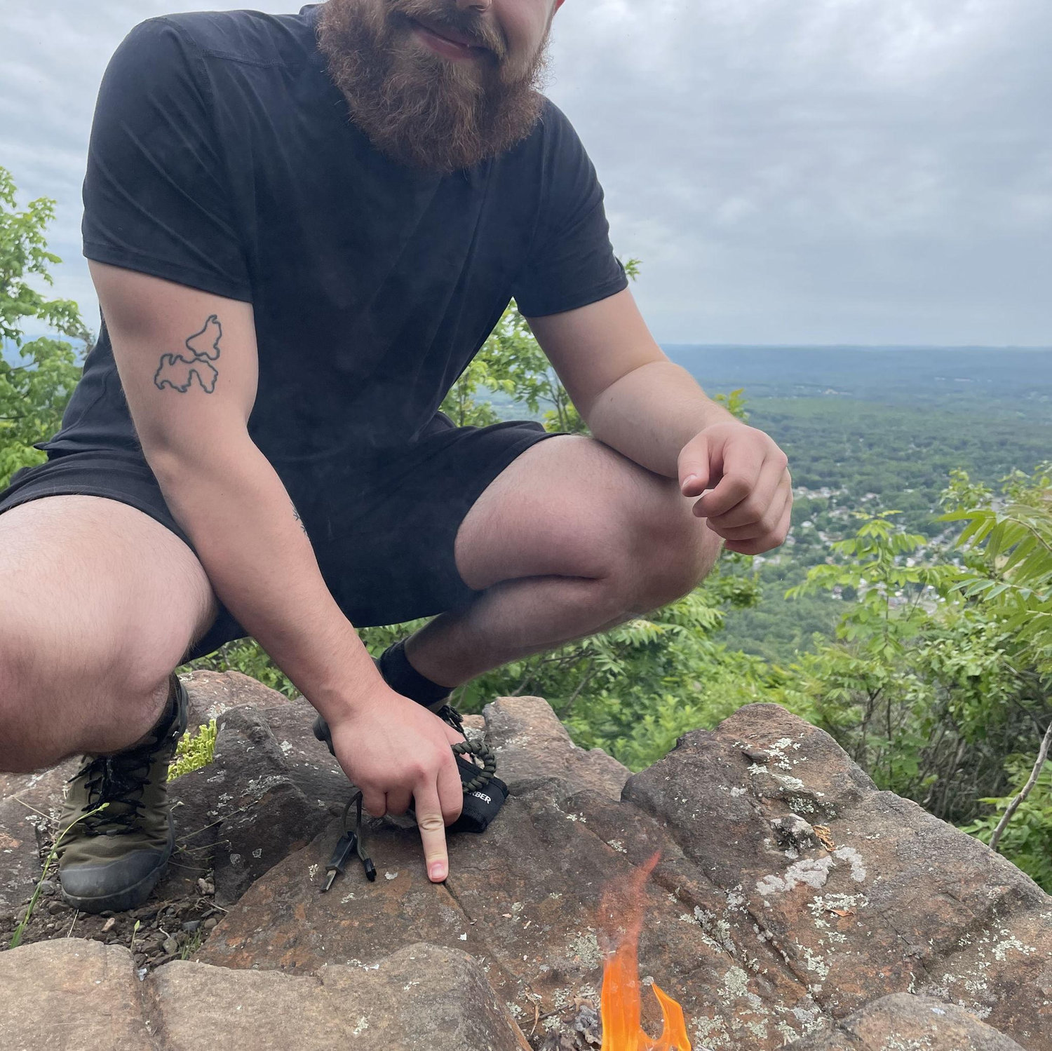 Thus, man made FIRE!