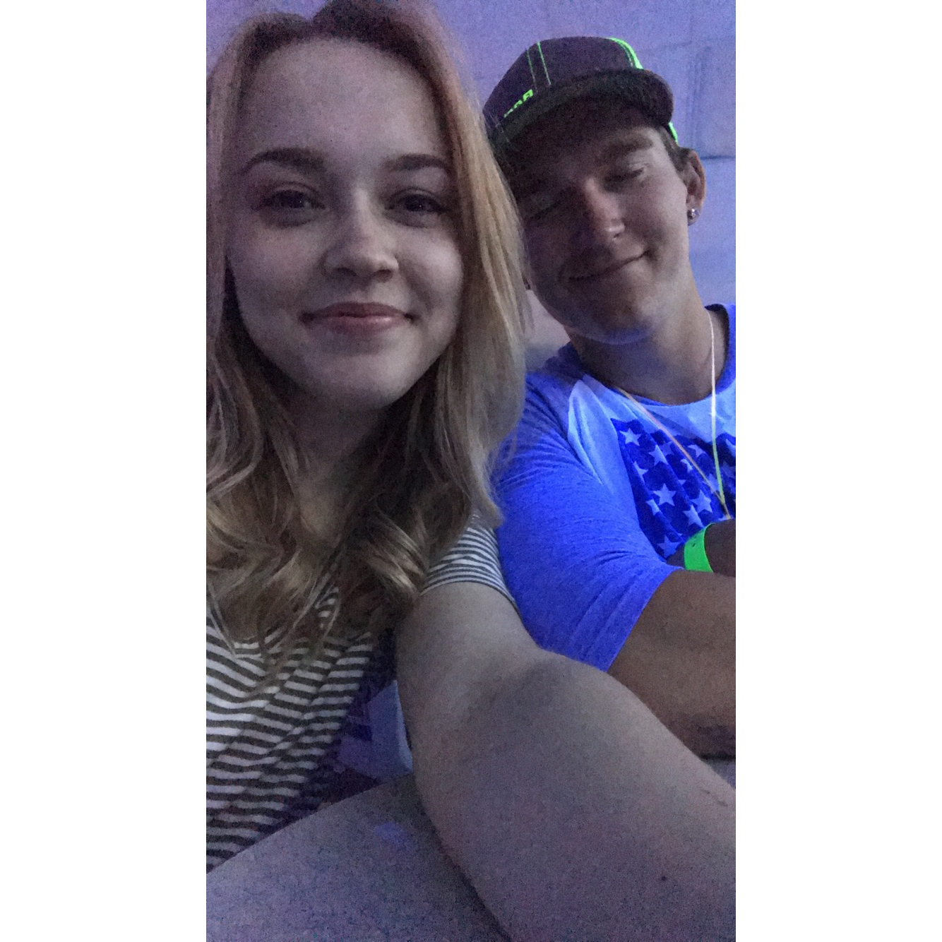 A night of bowling with friends immediately after Aaron's mandatory beard shave for work. Such a baby face.