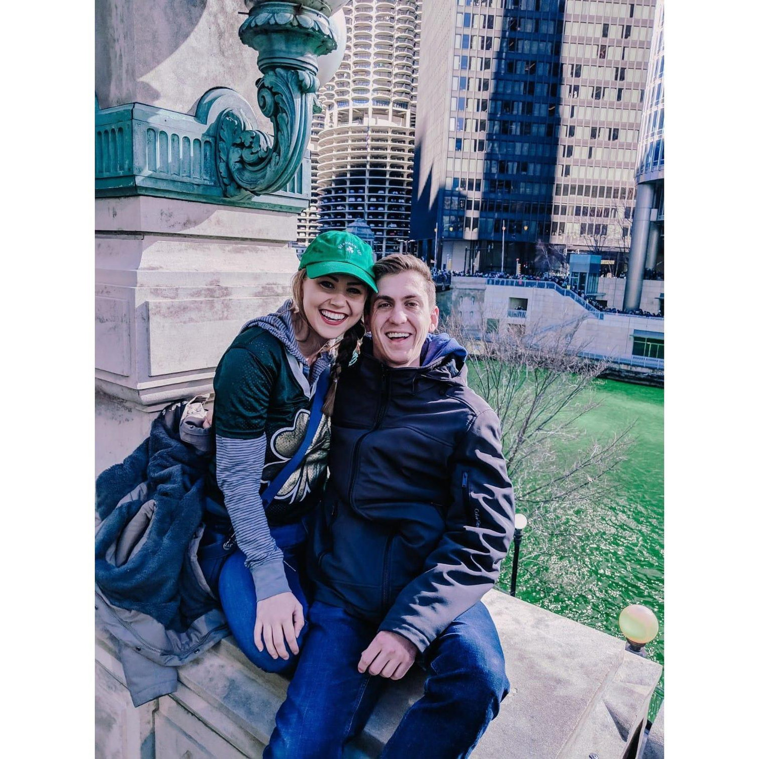 Doug's first Chicago St. Patty's Day!