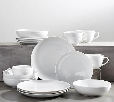 Classic Coupe Porcelain 16-Piece Dinnerware Set with Soup Bowl