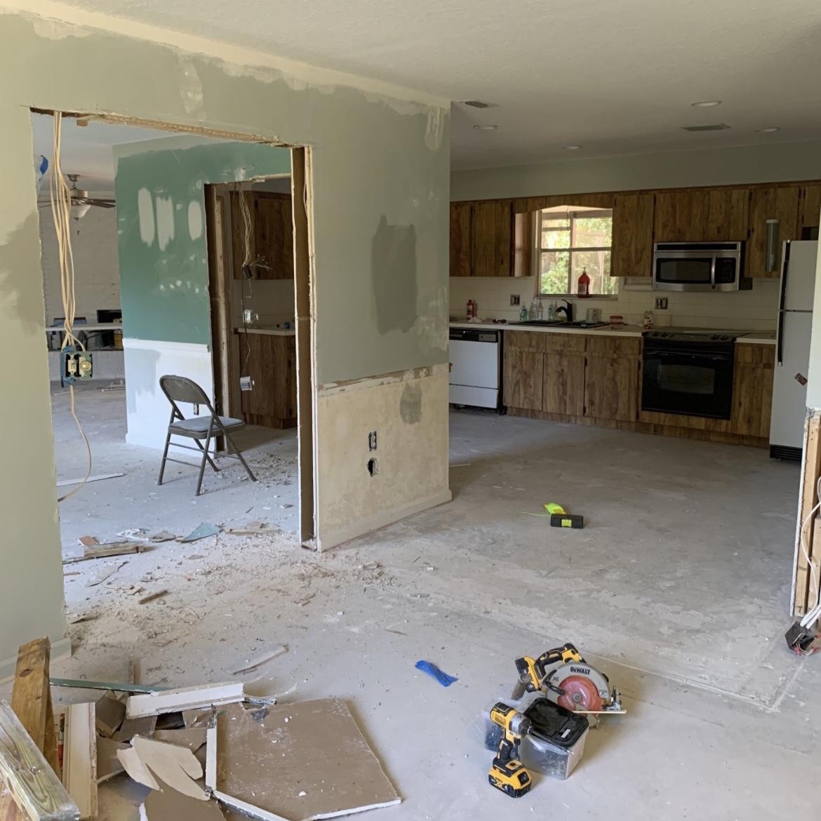 And then we decided to completely remodel…