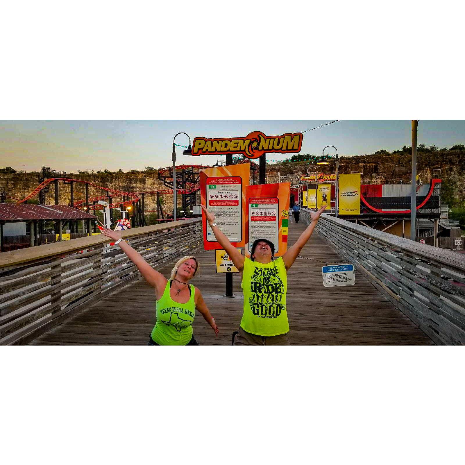 National Roller Coaster Day 2018. We took on a challenge to ride every coaster in the 2 Texas Six Flags chains plus Switchback in Seguin Texas in 1 operational day.