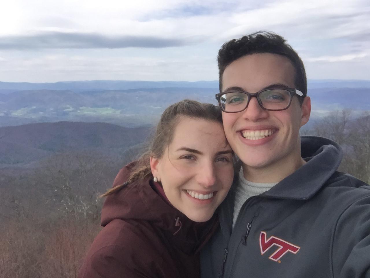 04/11/20: The top of the Hightower at Hightower knob trail, somewhere in the Shenandoah mountains.