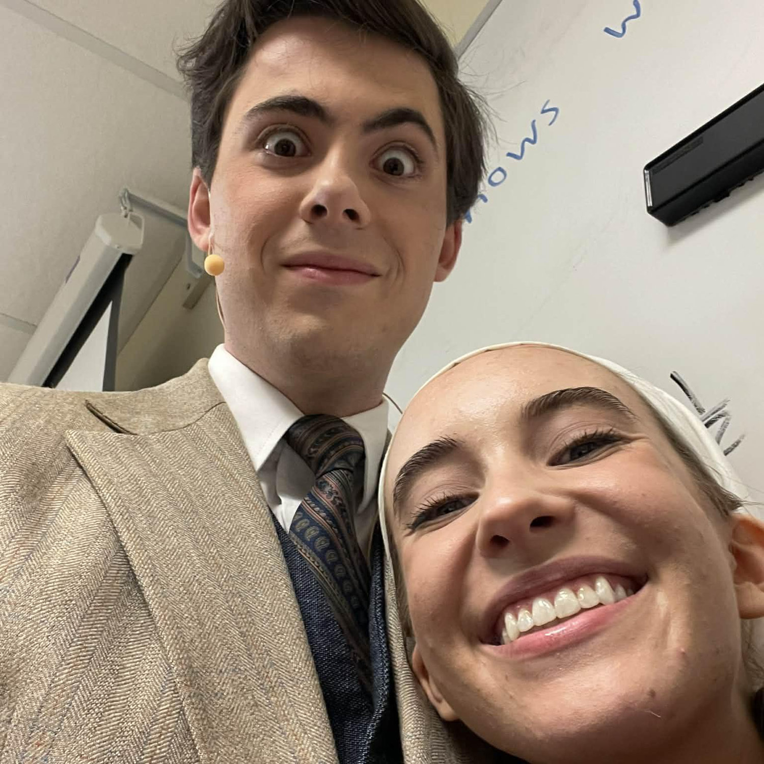 Backstage during The Hiding Place at Patrick Henry College