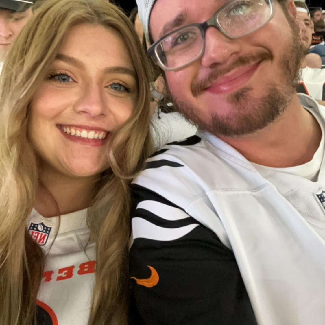 Faiths first bengals game!!