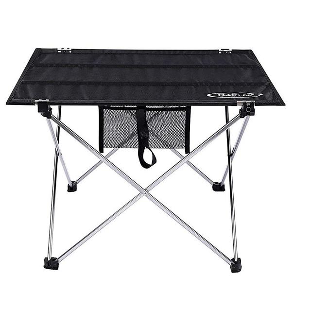 G4Free Ultralight Portable Folding Camping Table Compact Roll Up Tables with Carrying Bag for Outdoor Camping Hiking Picnic