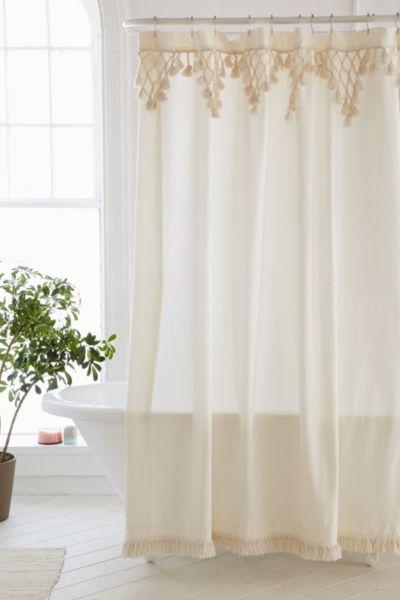 Topanga Fringe Shower Curtain