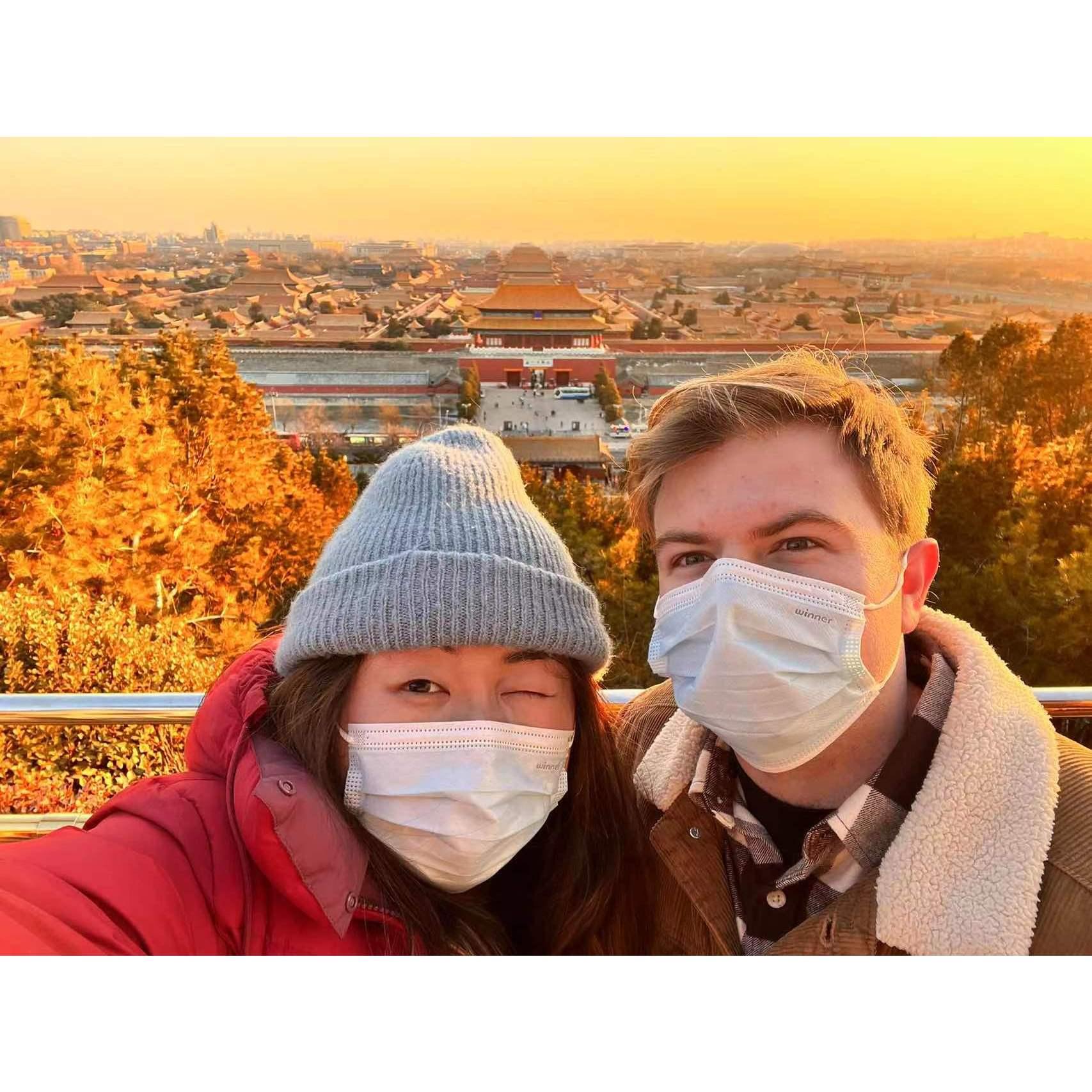 Beijing Summer palace in winter