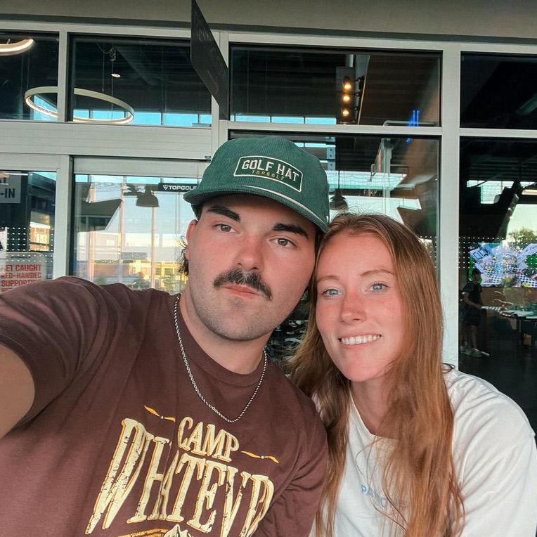 Celebrating Garrett's birthday at Top Golf. (We found my ring this day)