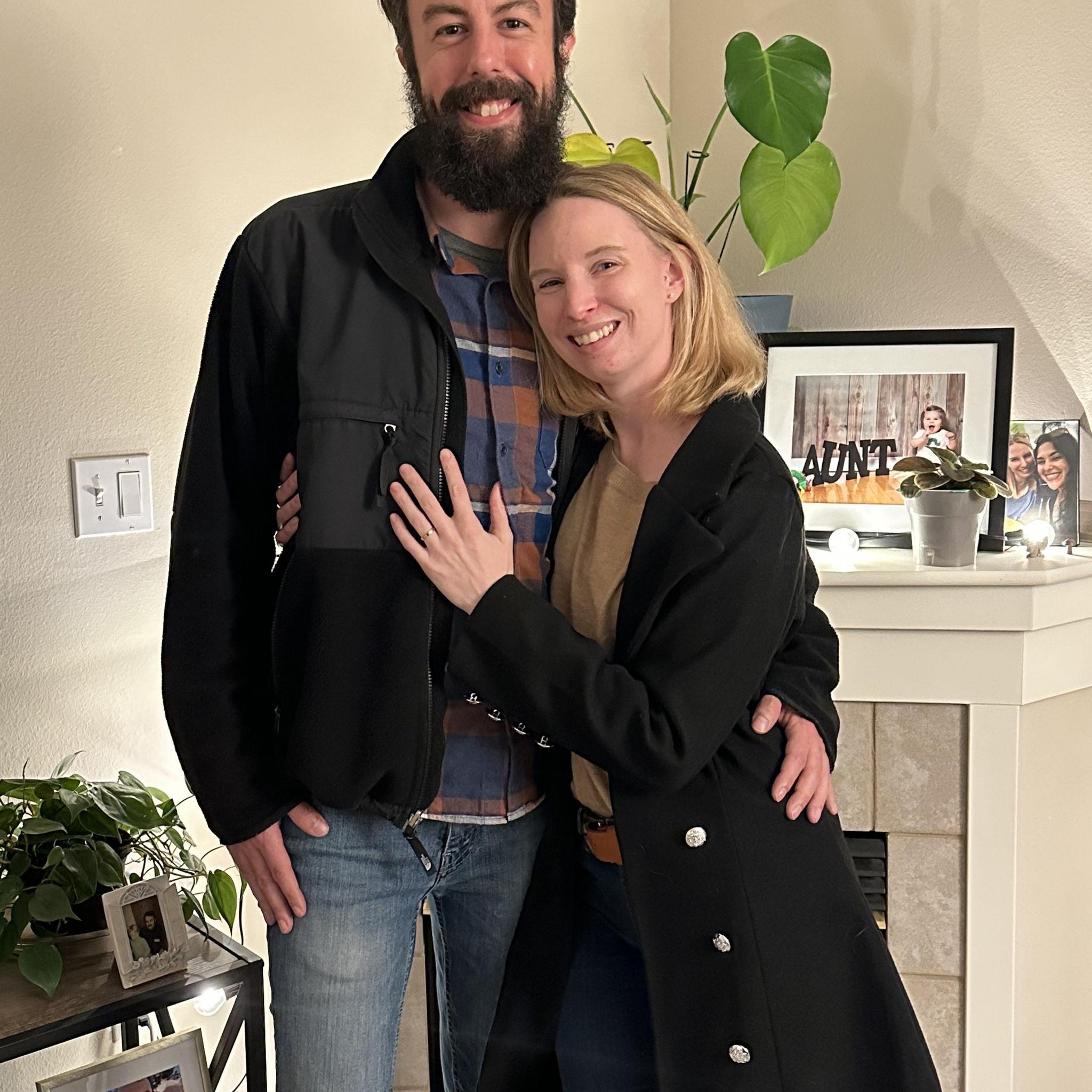 Before a night out with Julia's extended family