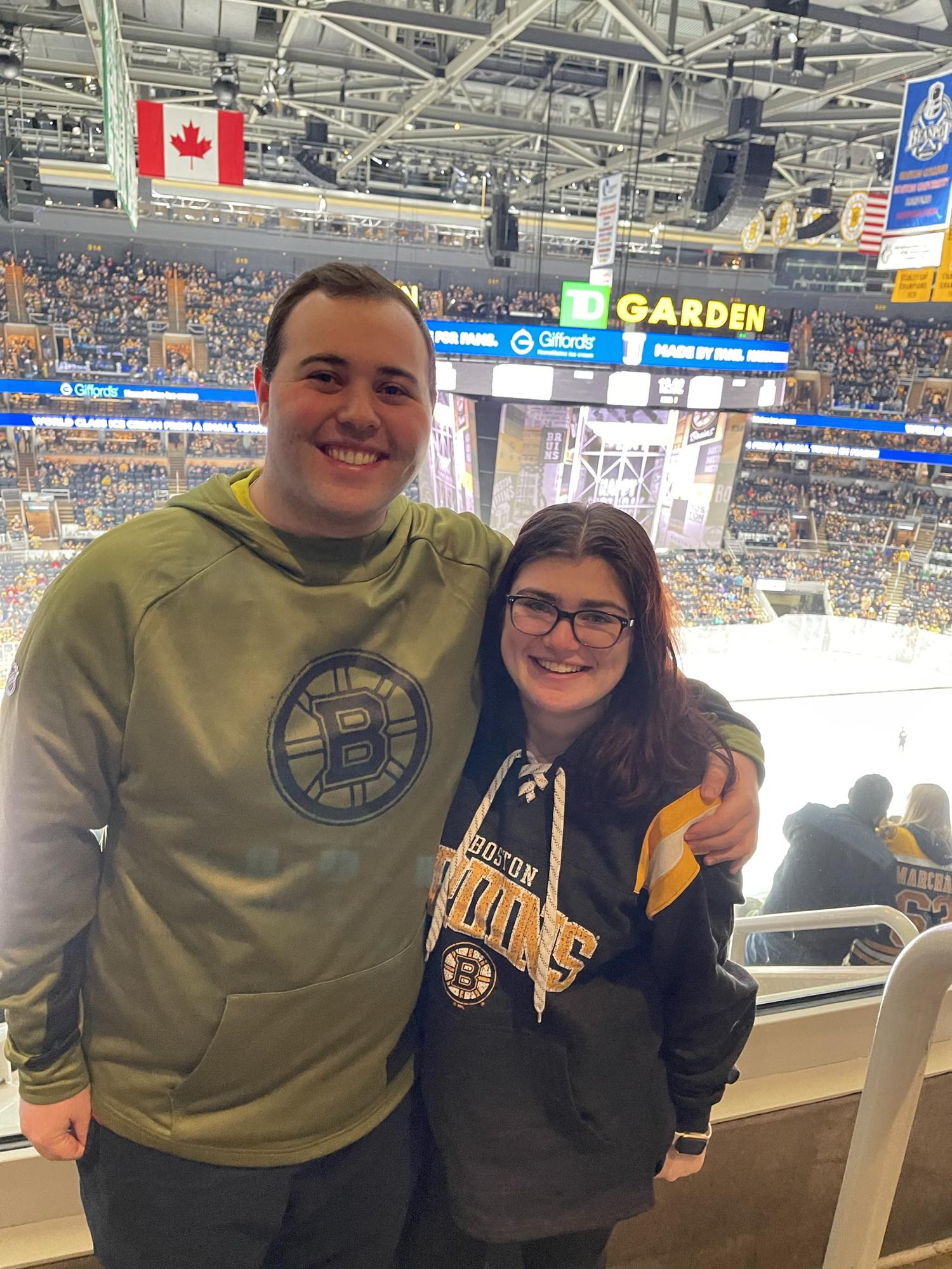 Our First Bruins Game Together!