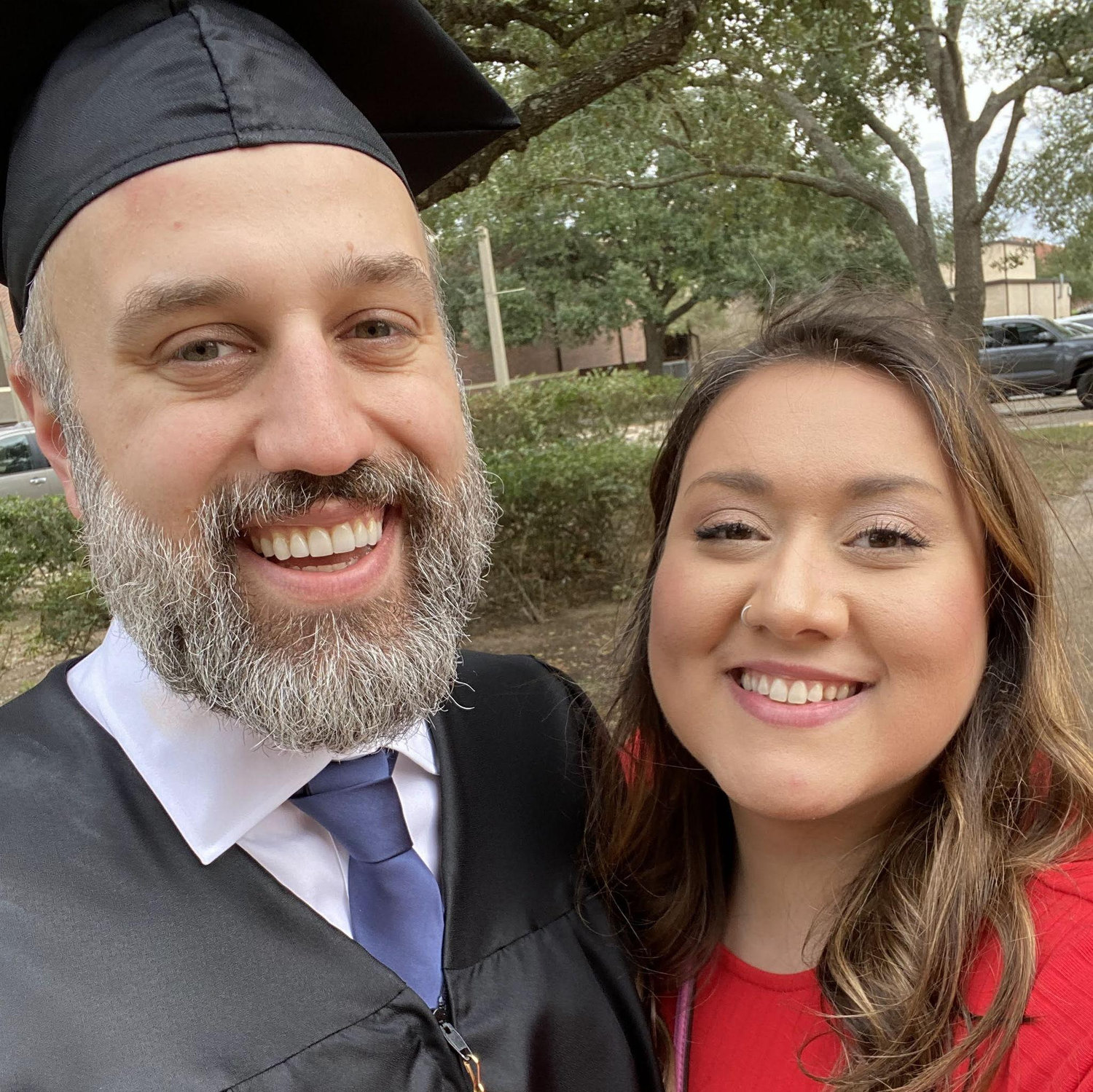 Celebrating Andrew's graduation. He earned Summa Cum Lade from Prairie View A&M with a degree in Mechanical Engineering