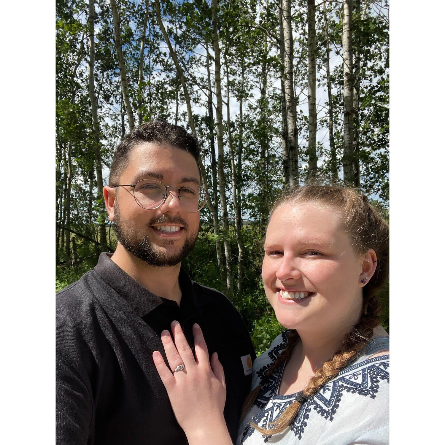 The day we were engaged! Too long ago ;)