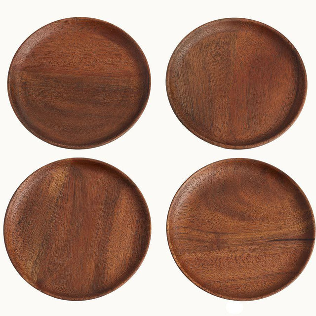 Chateau Wood Coasters, Set of 4
