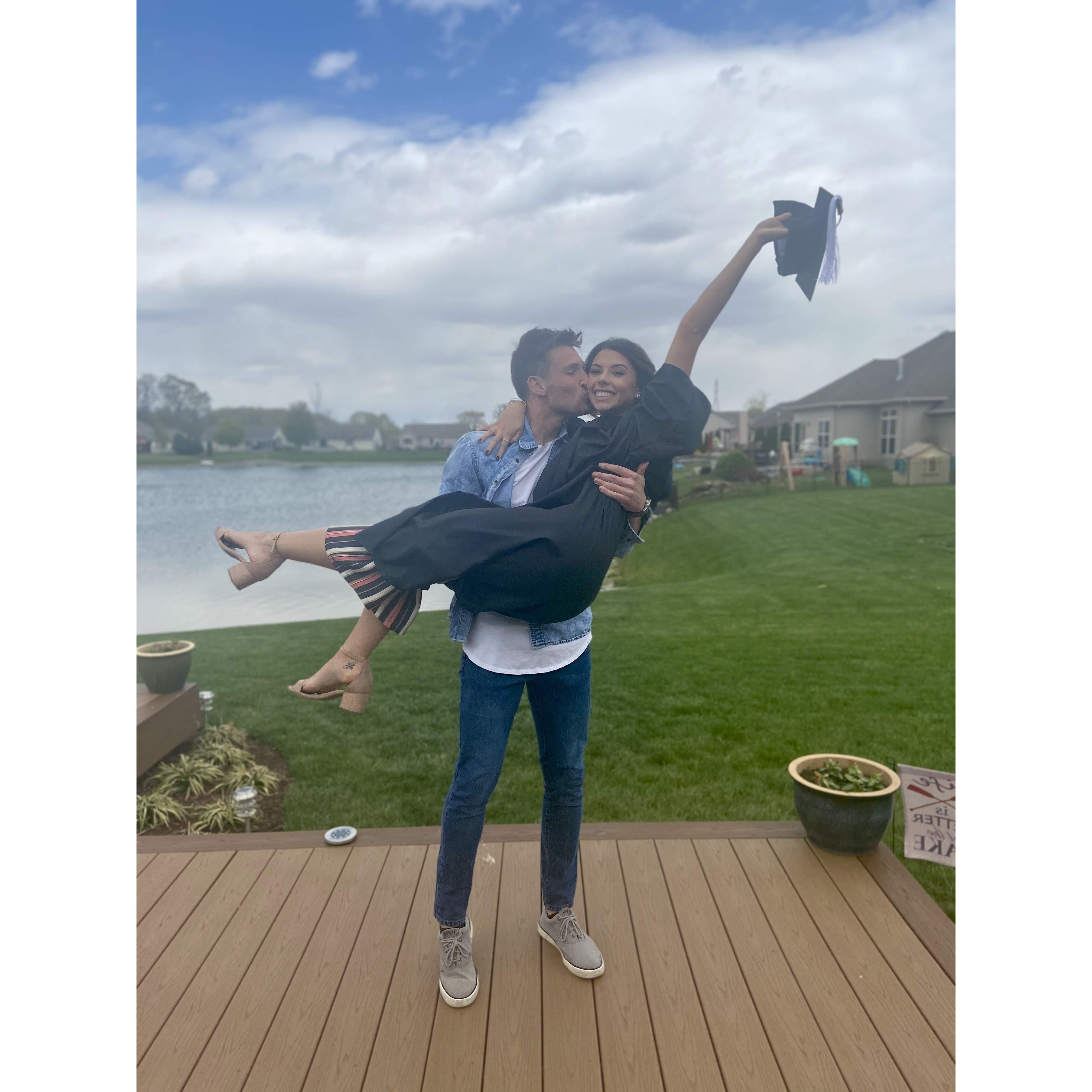 Abby's college "graduation"