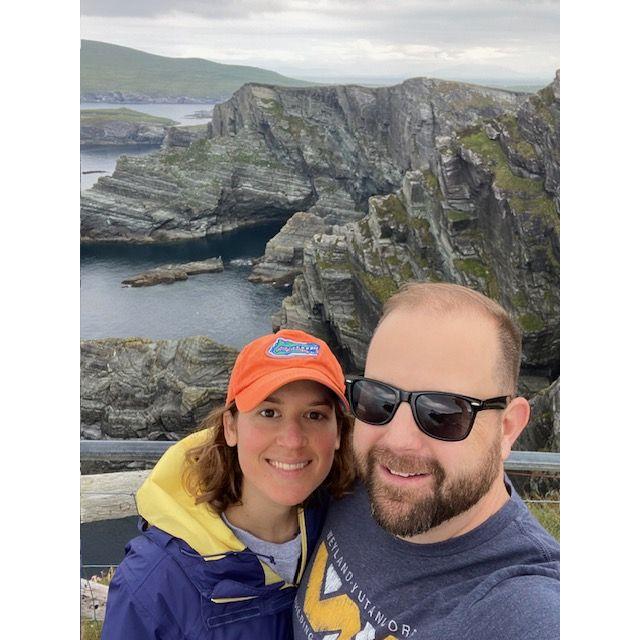 The real test of a relationship: can you travel together? She didn't throw me over the Cliffs of Kerry in Ireland...so that was a good sign.