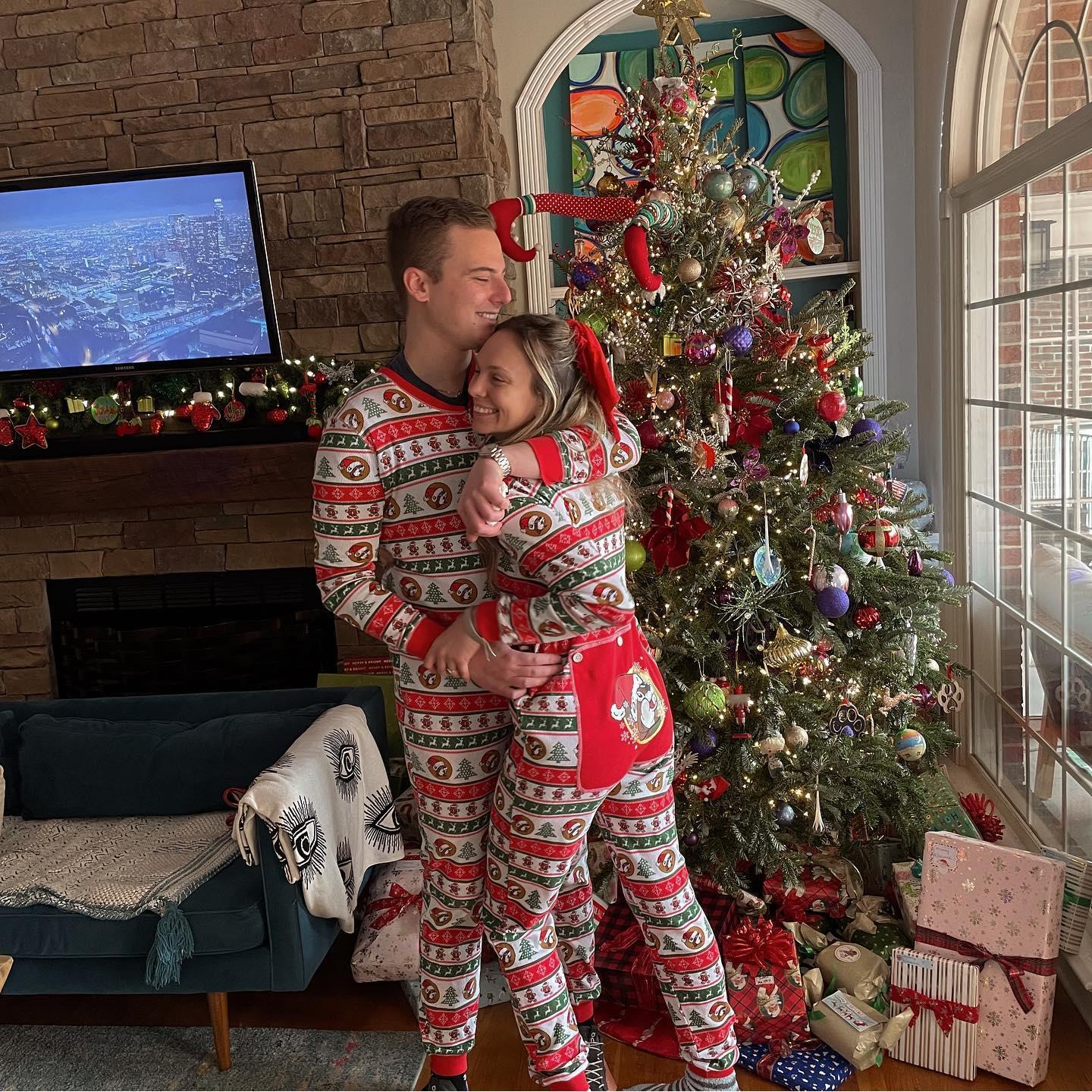 Celebrating Christmas in matching jammies! 2023
