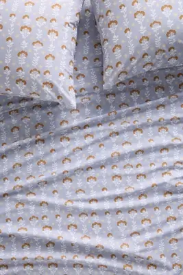 Organic Cotton Sateen Printed Sheet Set