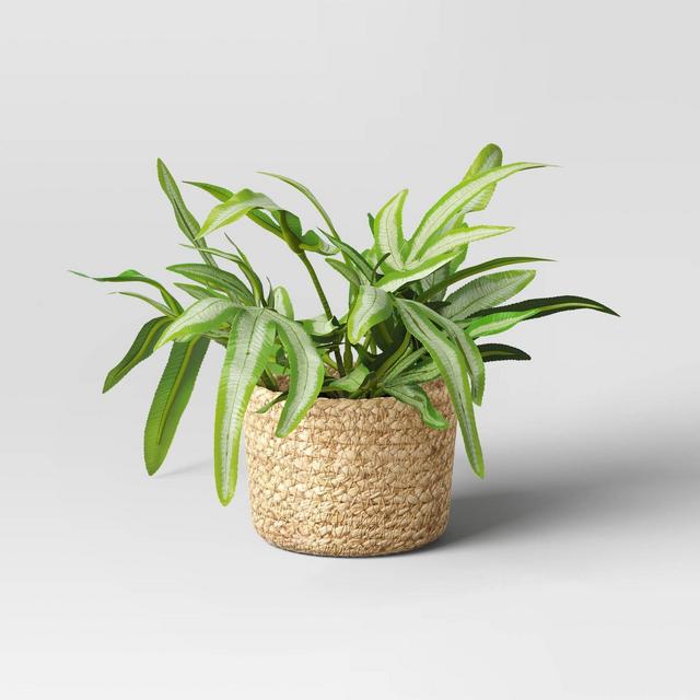 Small Artificial Fern Leaf in Basket - Threshold™