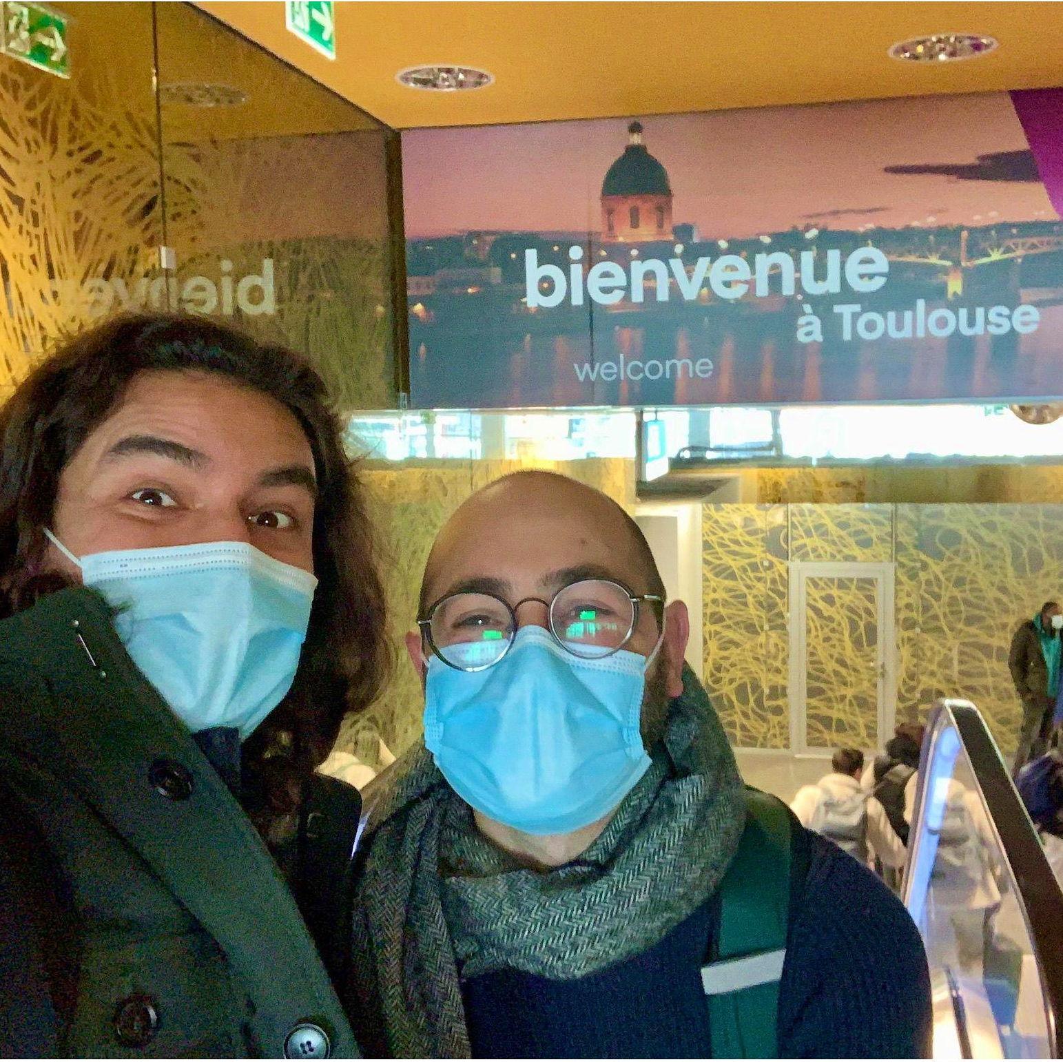 14 de febrero de 2022. Toulouse, Francia. Miguel acompañó a Andrés en la mudanza desde Copenhague a Toulouse. Pronto se mudaría también Miguel luego de una estancia en la Comisión Europea en Bruselas.