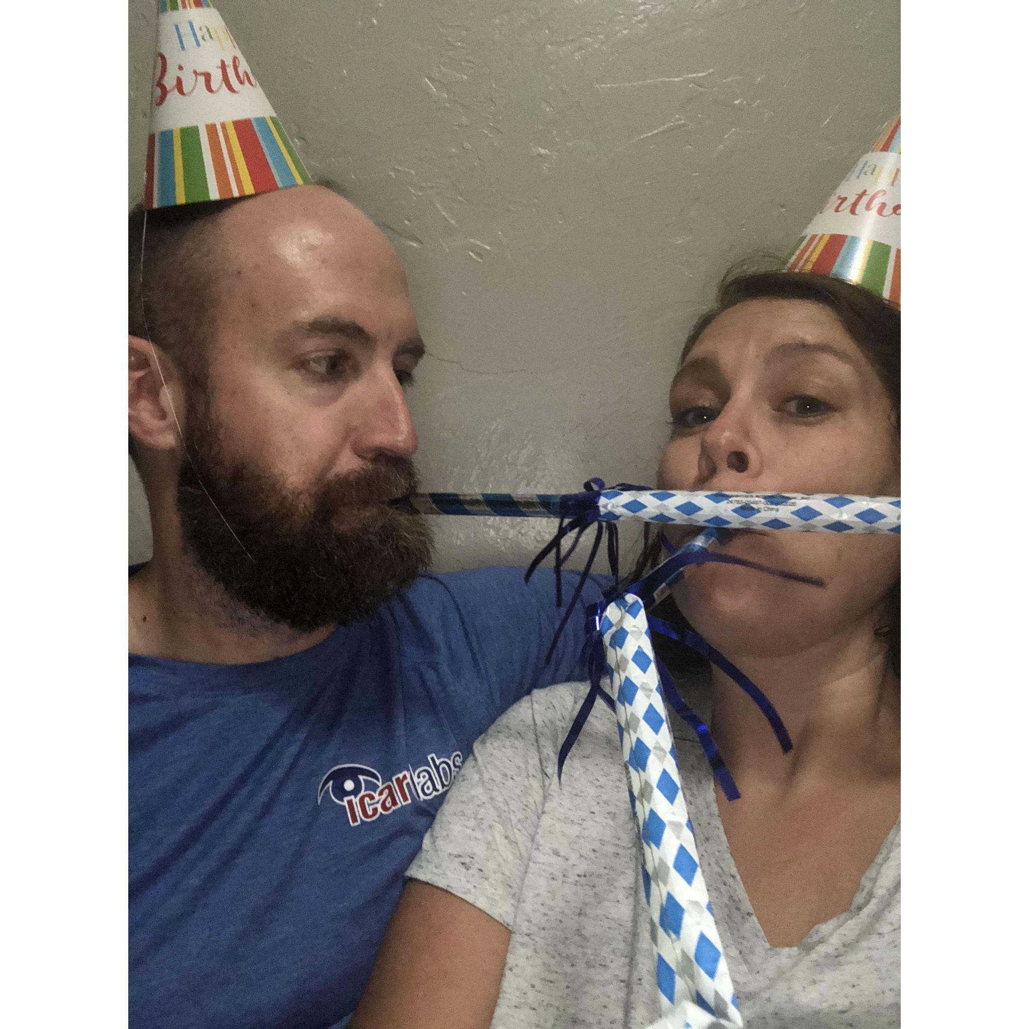 Definitely one of the dogs' birthdays