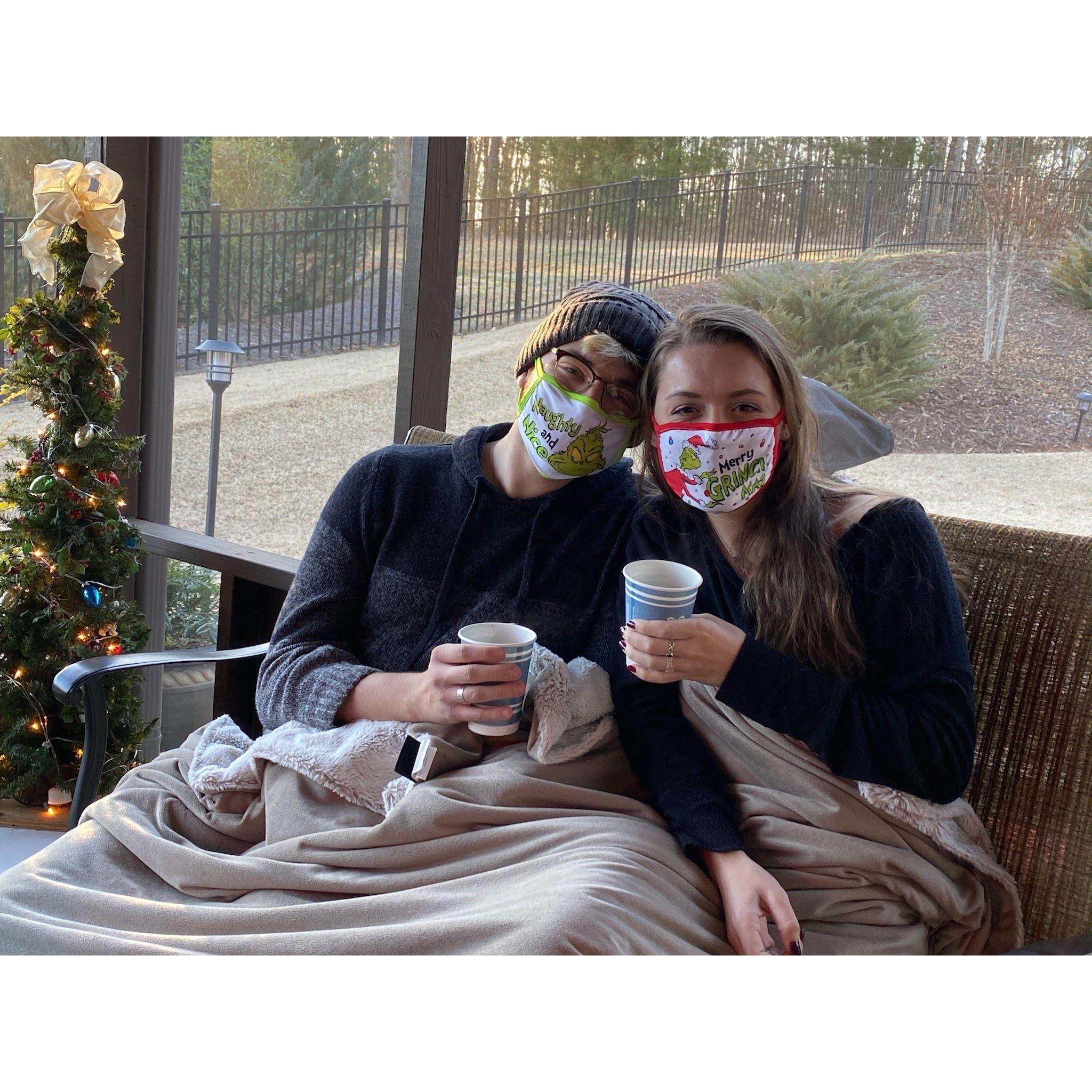 Harrison spending time with my family for Christmas!