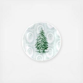 Yuletide BPA Free Melamine Bread & Butter Plate, Set of 4