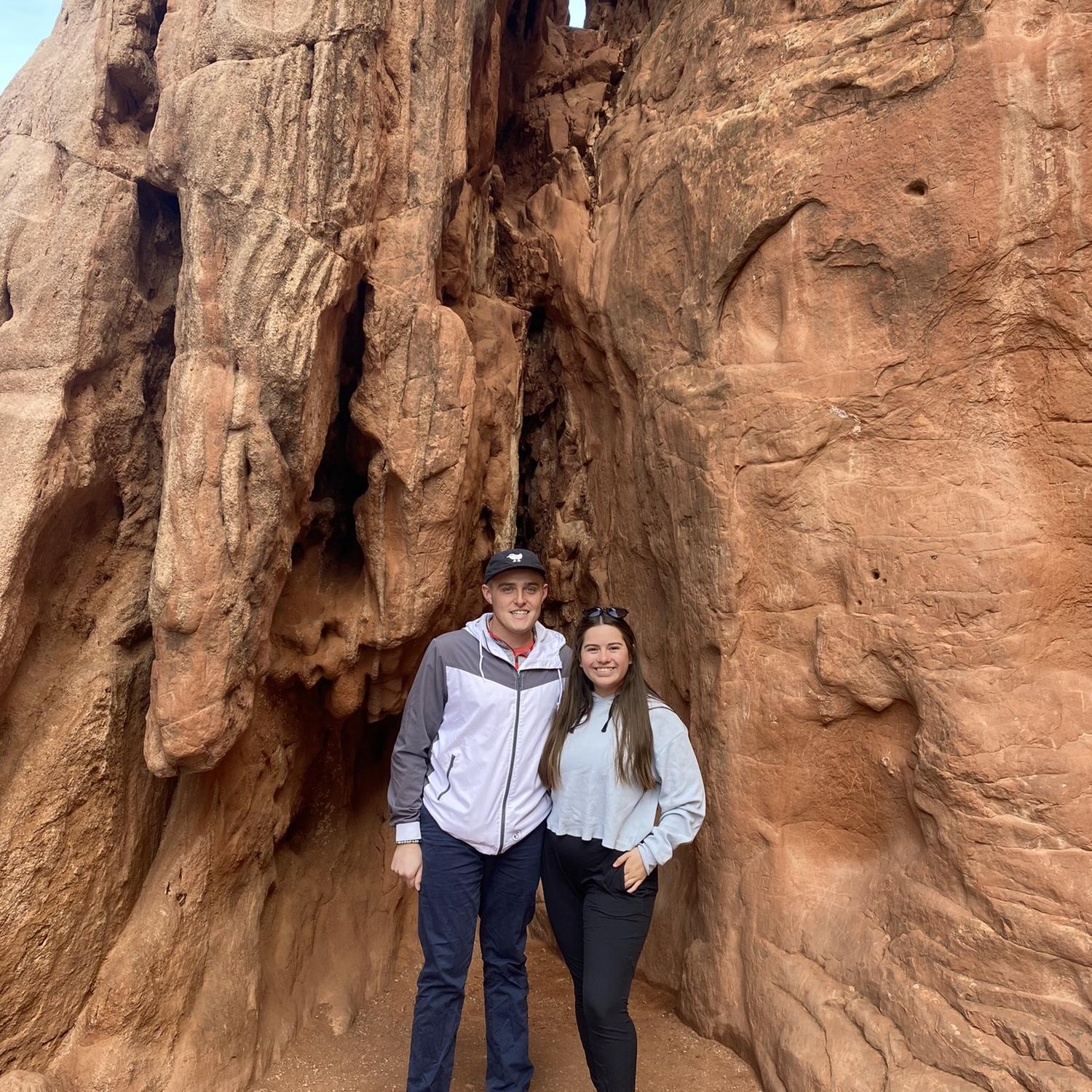 Our first trip together (pic: Colorado)
