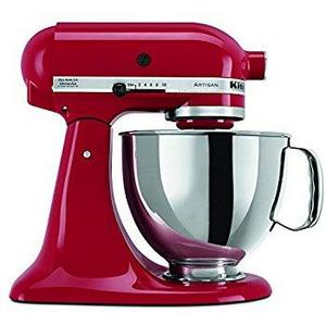 KitchenAid KSM150PSER Artisan Tilt-Head Stand Mixer with Pouring Shield, 5-Quart, Empire Red