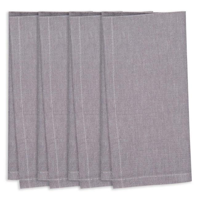 Chambray Napkins in Grey (Set of 4)