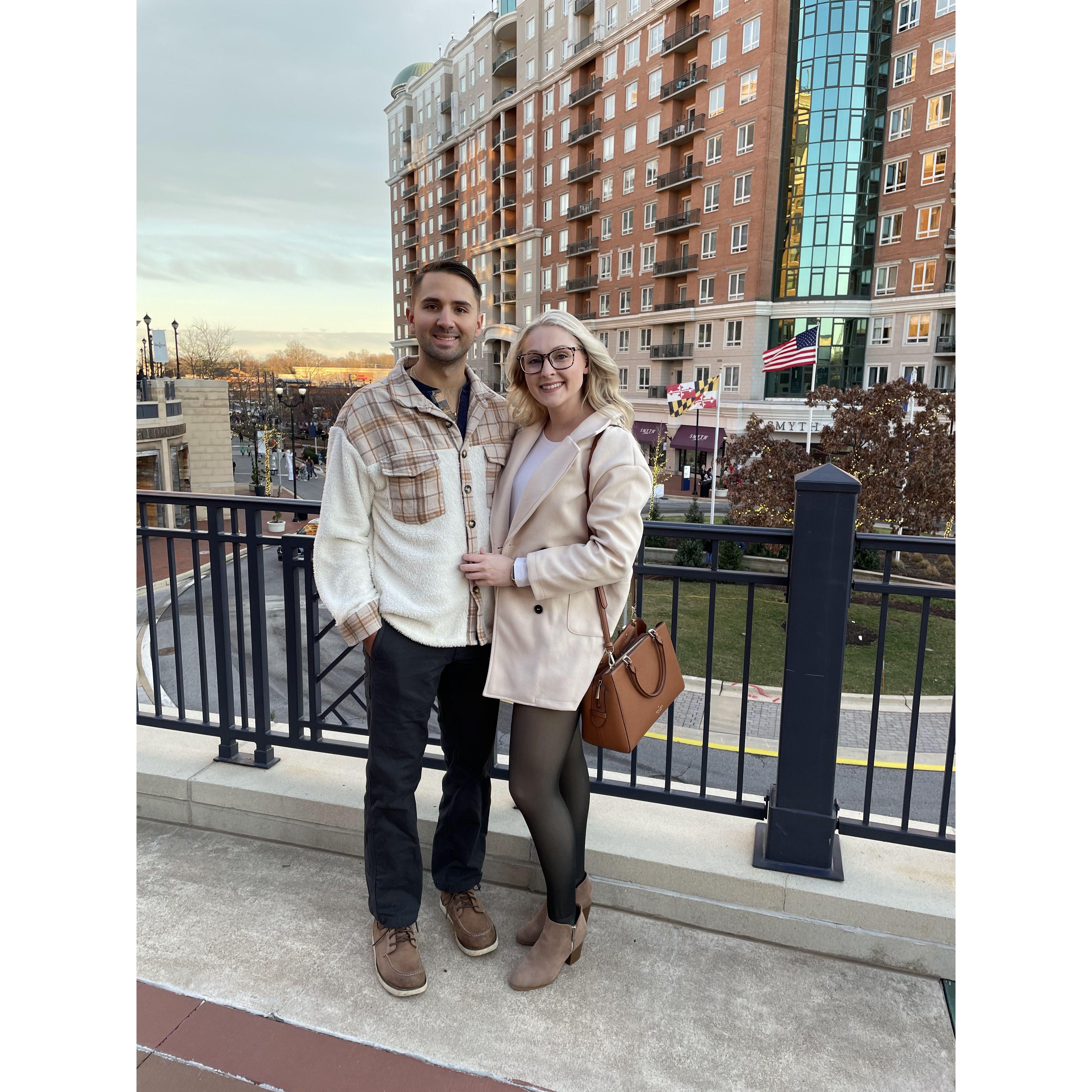 February 2023 -- Celebrating Valentine's Day in Annapolis.