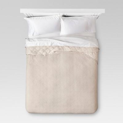 Linen Blend Quilt - Threshold™ Dark Grey Queen