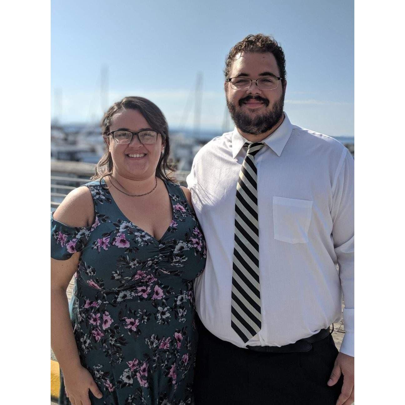 Emily (Kristina's sister) and John's wedding, September 6, 2019.