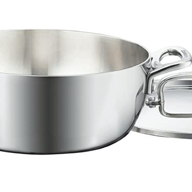 Cuisinart FCT3545-24 French Classic Tri-Ply Stainless 4-1/2-Quart Dutch Oven with Cover