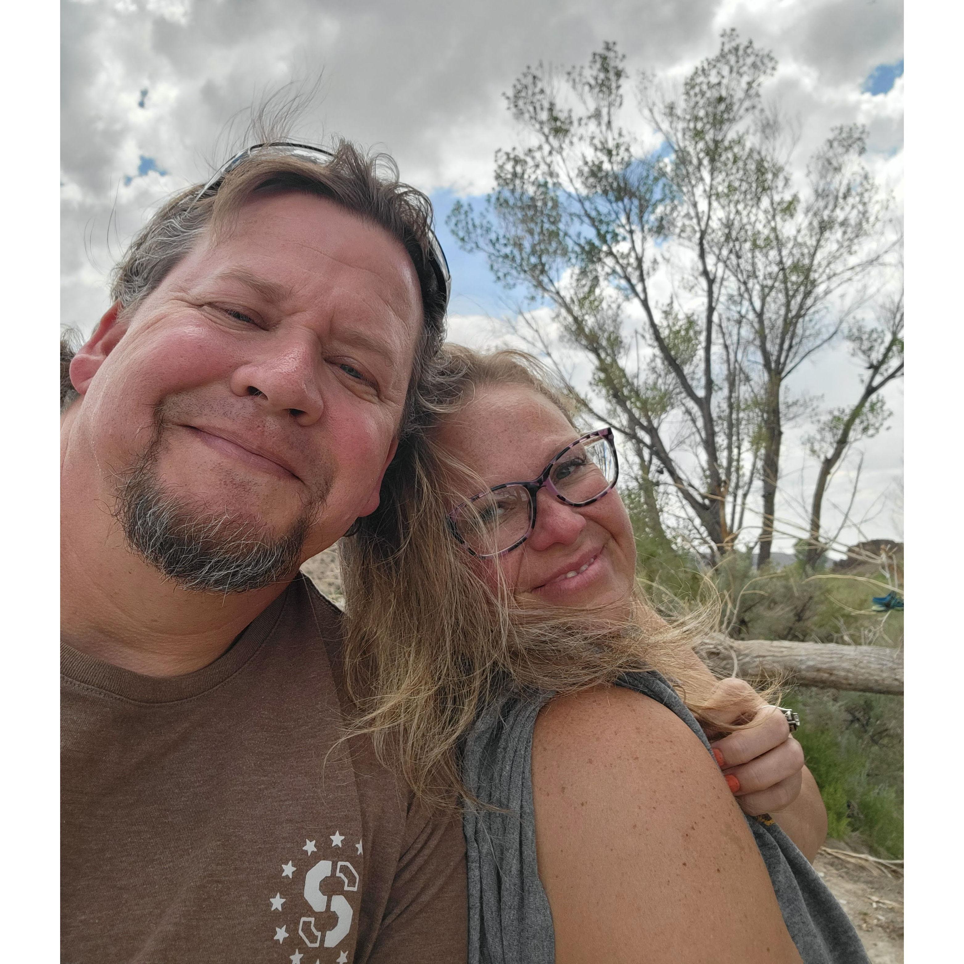 2022 trip out west. Nice break from driving at a shoe tree in Middlegate, Nevada.